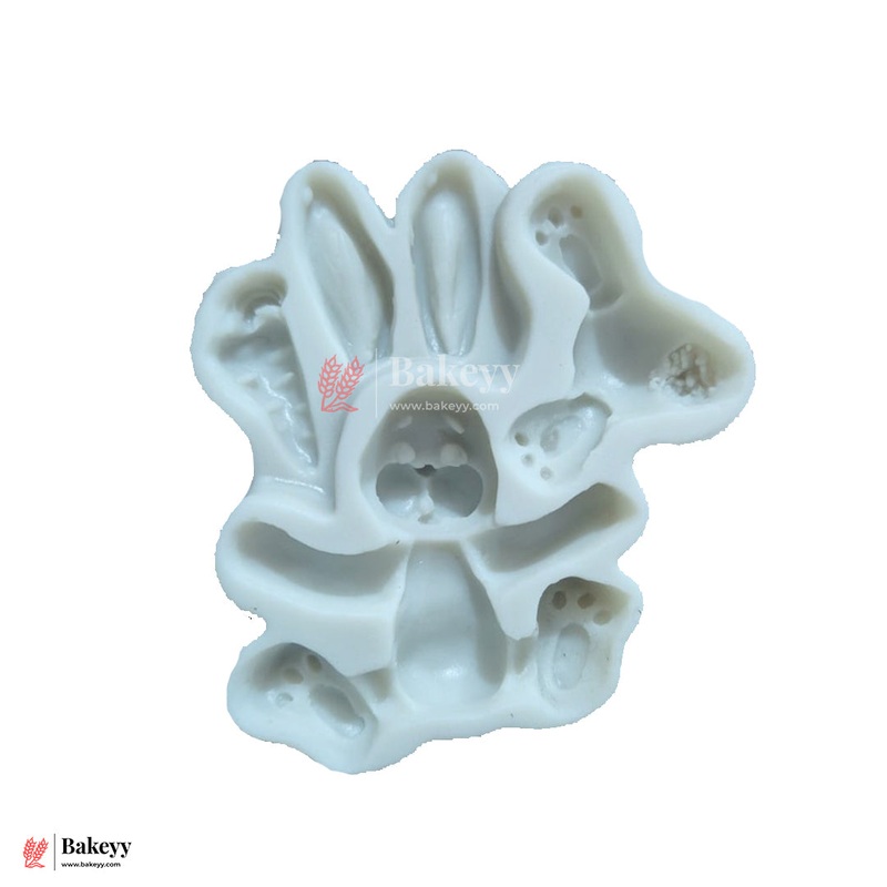 532 | Rabbit with Carrot Silicone Mould - 1 Piece