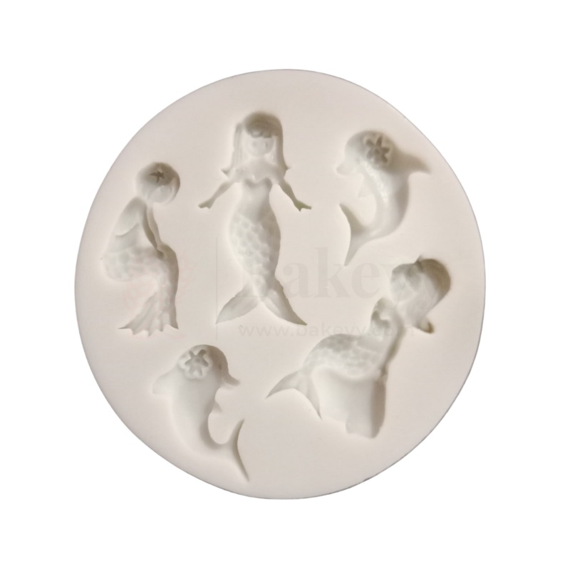 535 | Mermaid Shape Silicone Fondant Mould - 1 Piece