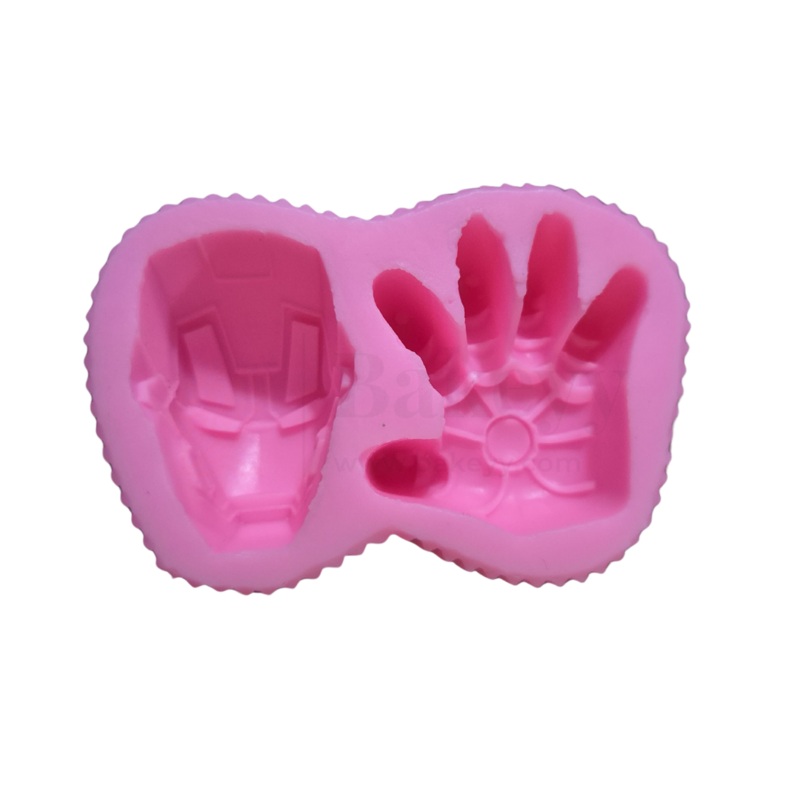 536 | Iron Man Head & Hand Silicone Mould - 1 Piece