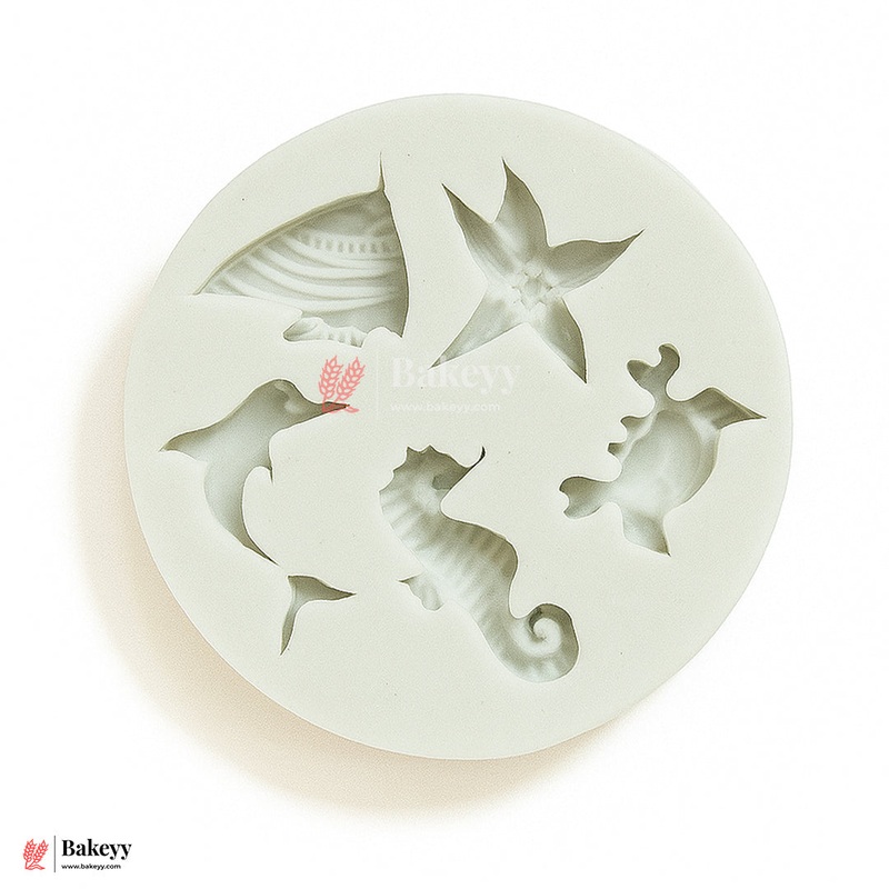 540| Sea Life Theme Design Silicone Mould - 1 Piece
