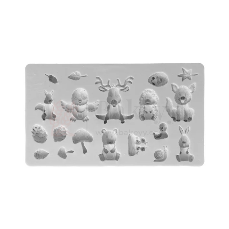 560 | Animals Design Silicone Mould - 1 Piece