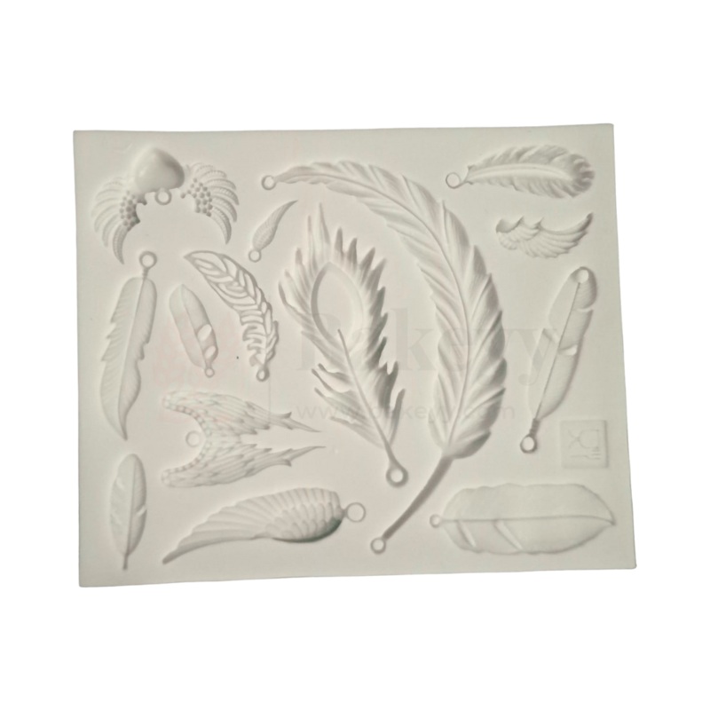 564 | Feather & Wing Charm Silicone Mould - 1 Piece