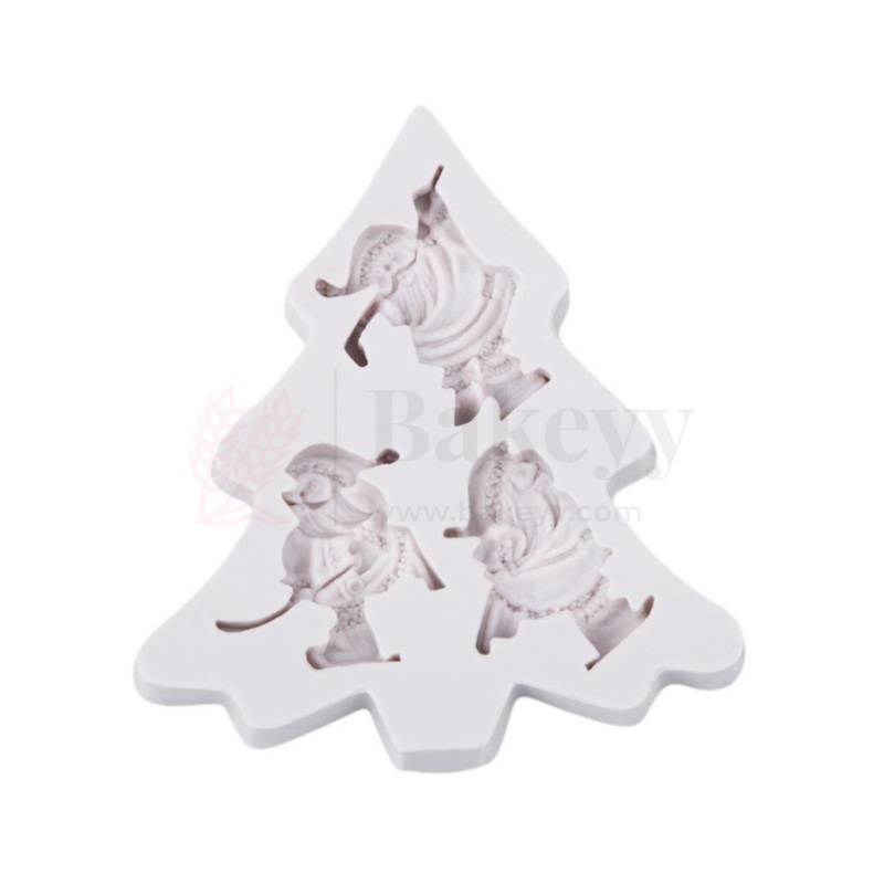 659 | Santa Claus in Action Silicone Mould - 1 Piece
