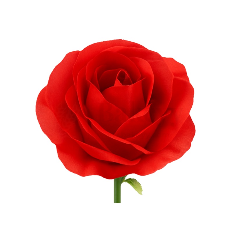 8cm | Red Artificial Rose - Pack of 10
