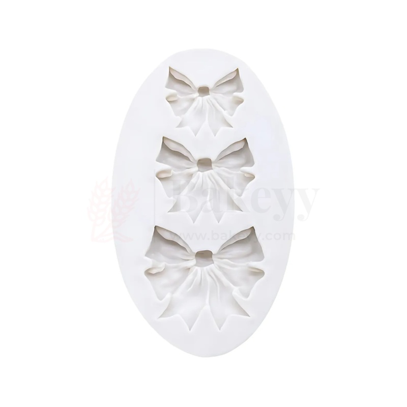 Bowknot Bow Silicone Fondant Mould  1 Piece