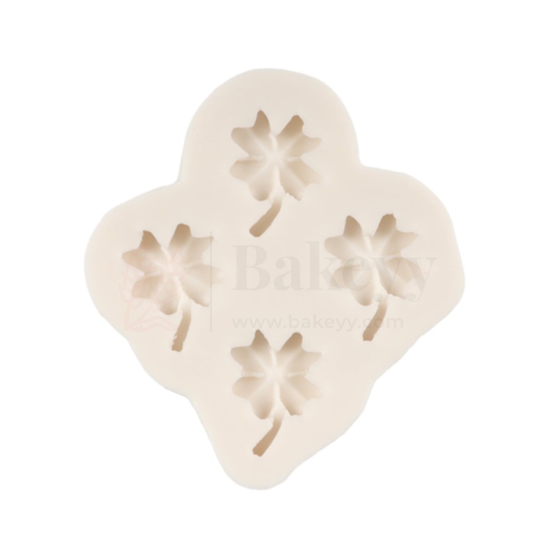 Four Leaf Clover Silicone Fondant Mould - 1 Piece