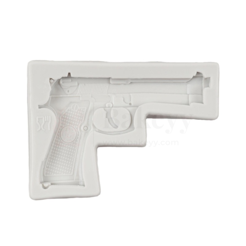Gun Shape Silicone Fondant Mould - 1 Piece