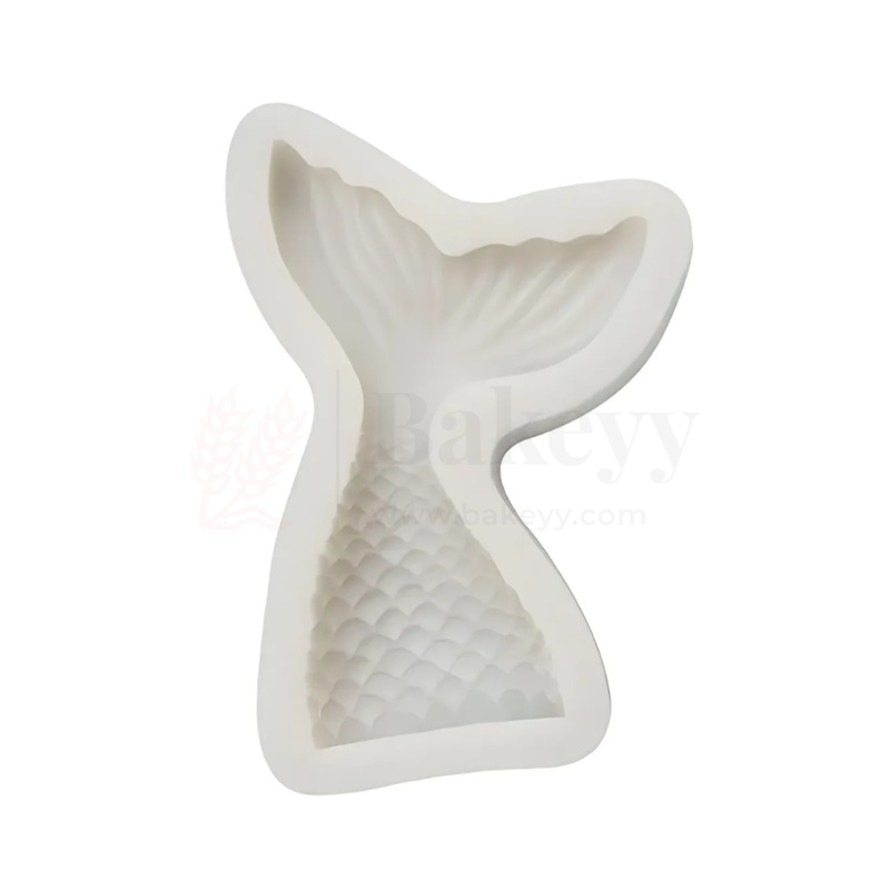 Mermaid Tail Shape Silicone Fondant Mould - 1 Piece