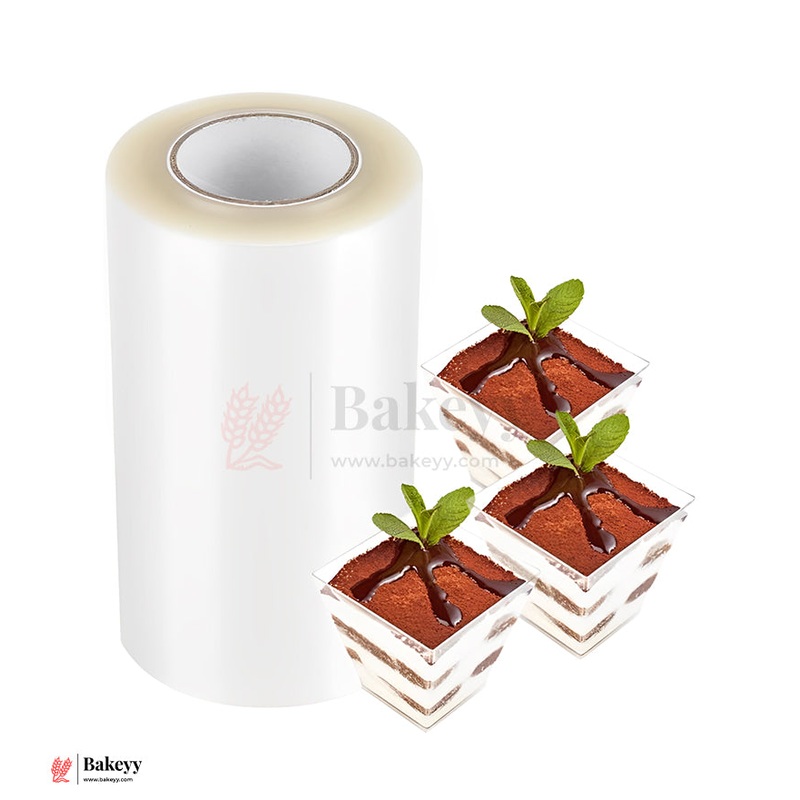 Transparent Cake Collars Roll  8cm (3.5 inch) Acetate Film for Cake Decoration & Dessert Layering| 10 Meter Roll