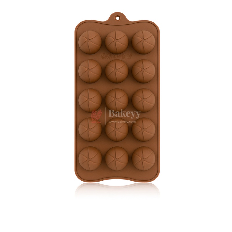 15-Cavity | Round BALL Shape | Silicone Chocolate & Candy Mould