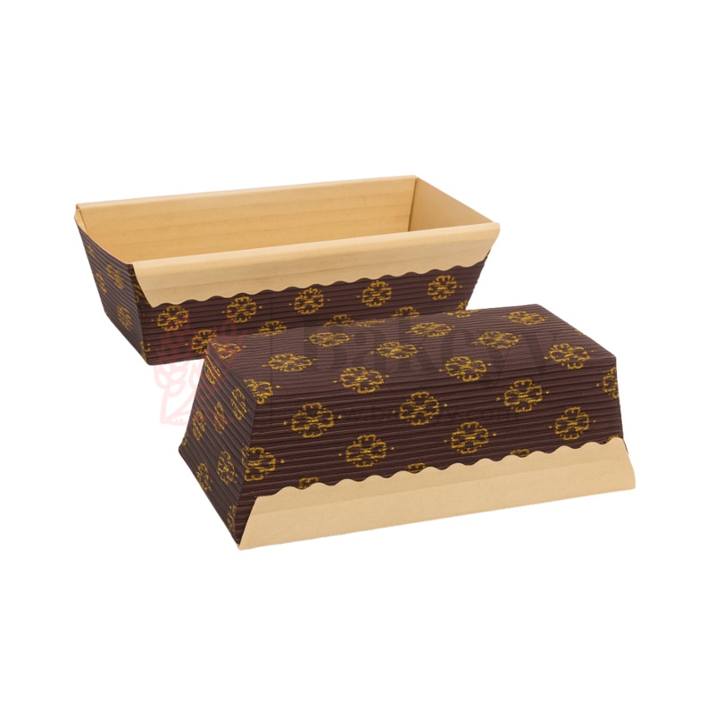 250g Eco-Friendly Rectangle Bake & Serve Tray  Paper-Based | Festive Design Pack of 50