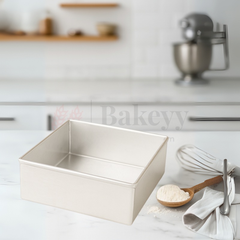 8x2" Square Aluminium Cake Mould