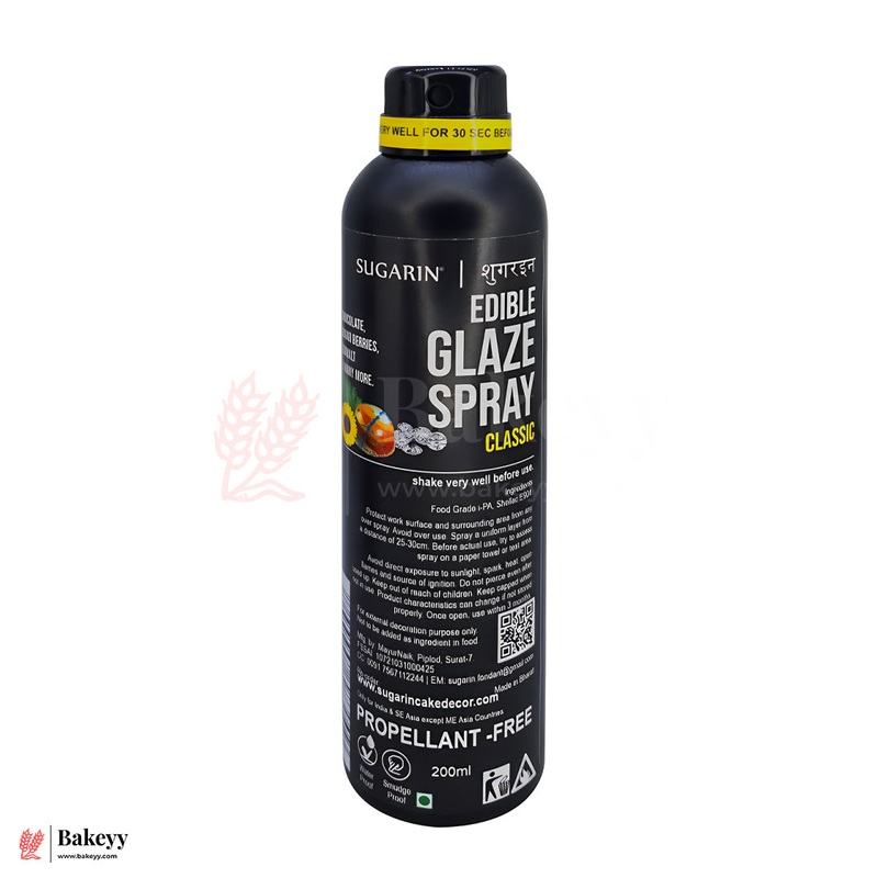 Sugarin Edible Glaze Spray  Classic | Propellant-Free | 200ml