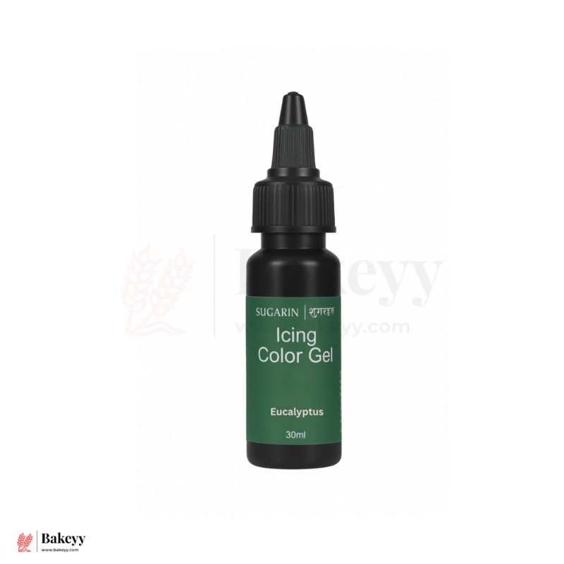 Sugarin Eucalyptus Icing Color Gel  30ml | Vibrant Food Gel Color for Cakes, Fondant & More