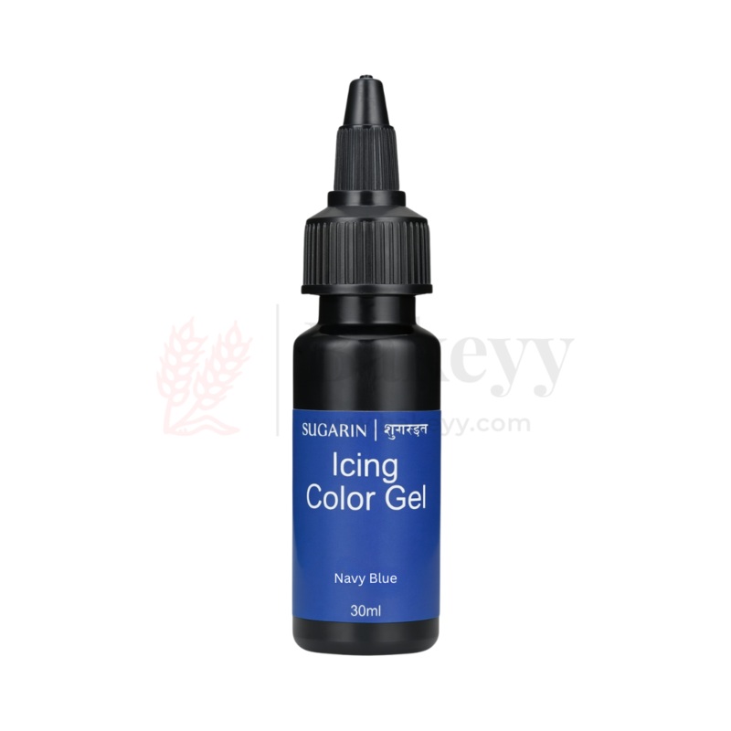 Sugarin Navy Blue Icing Colour Gel  30ml | Vibrant Food Gel Colour for Cakes, Fondant & More