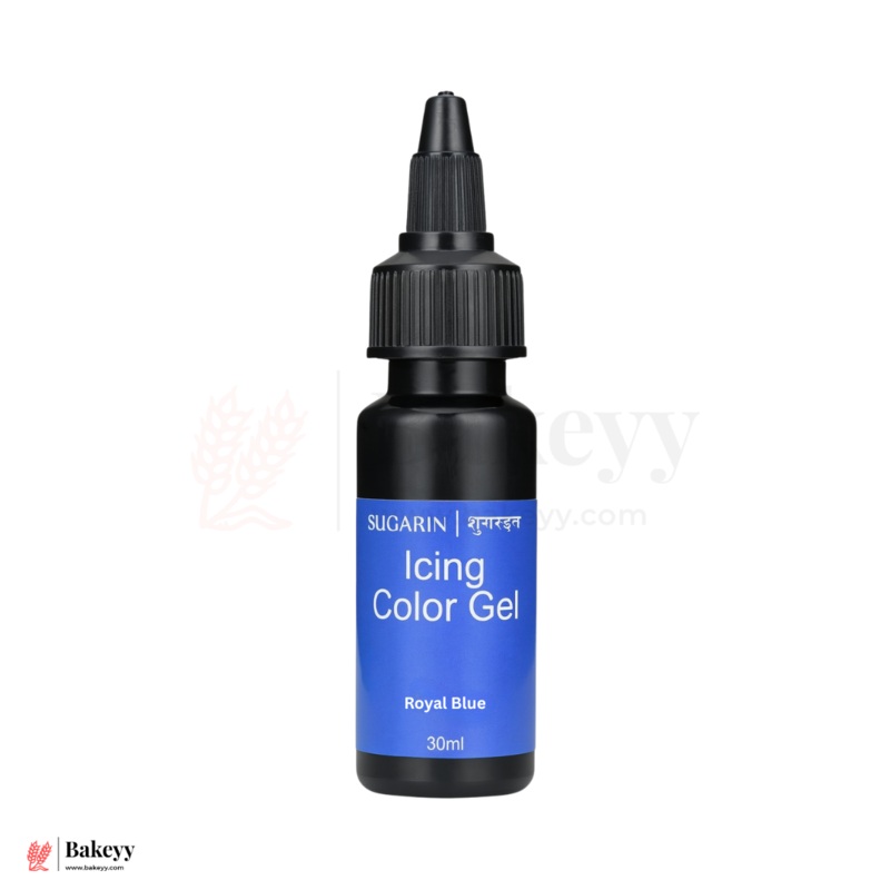 Sugarin Royal Blue Icing Color Gel  30ml | Vibrant Food Gel Color for Cakes, Fondant & More
