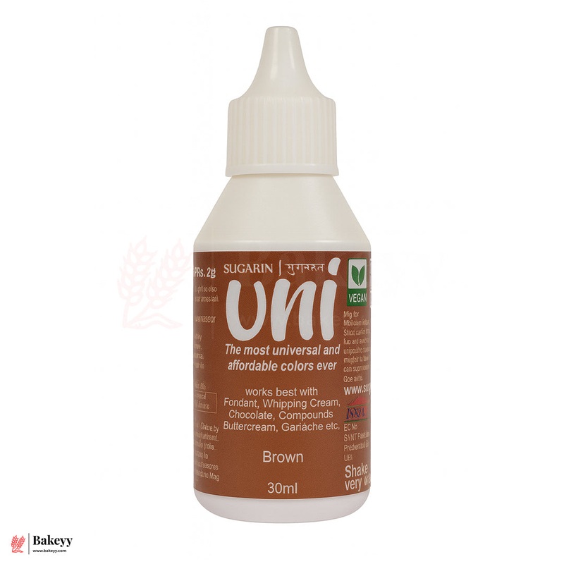 Sugarin UNI Hybrid Edible Food Colour  Brown