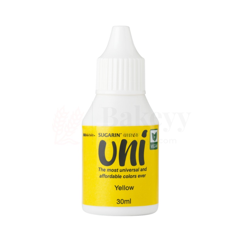 Sugarin UNI Hybrid Edible Food Colour  Yellow (30ml)