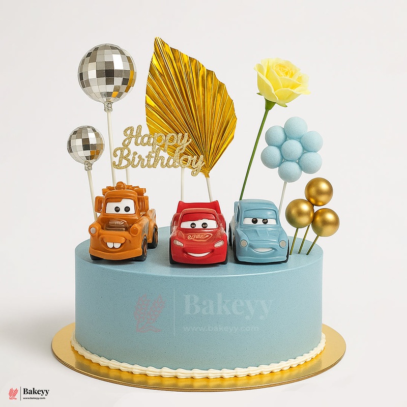 Surprise Car Theme Cake Decoration Pack  Random Car Toppers