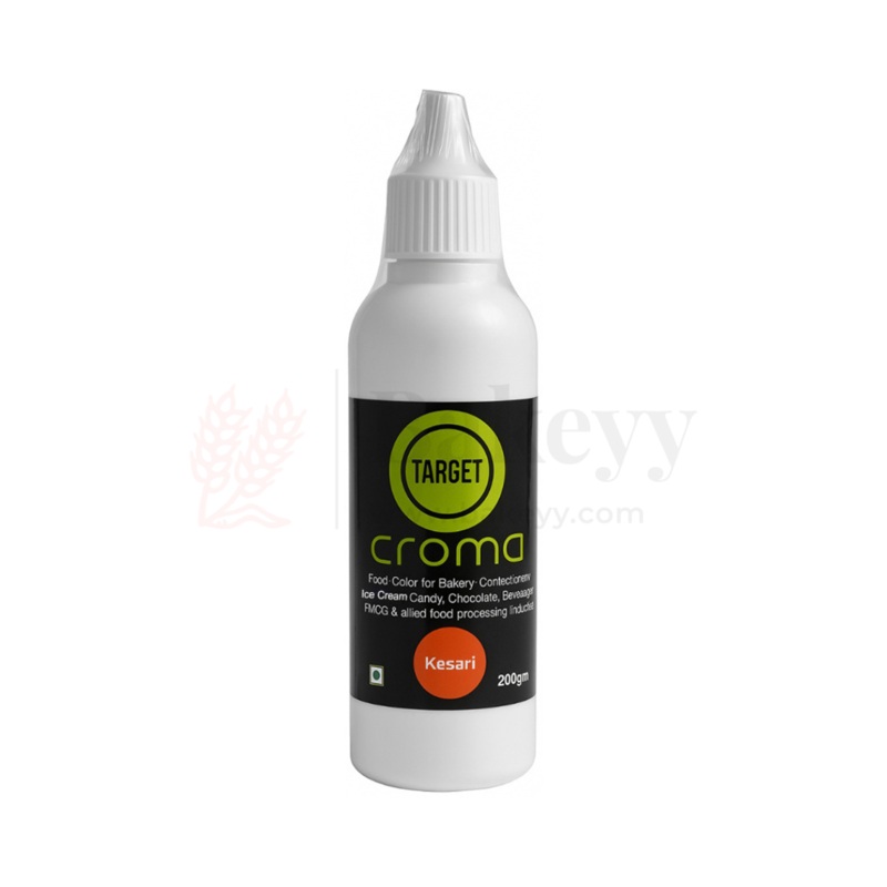 Target Croma Food Colour  Kesari | 200gm Bottle