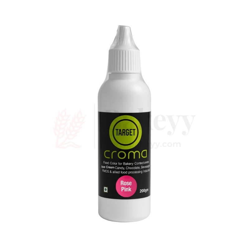 Target Croma Food Colour  Rose Pink | 200gm Bottle