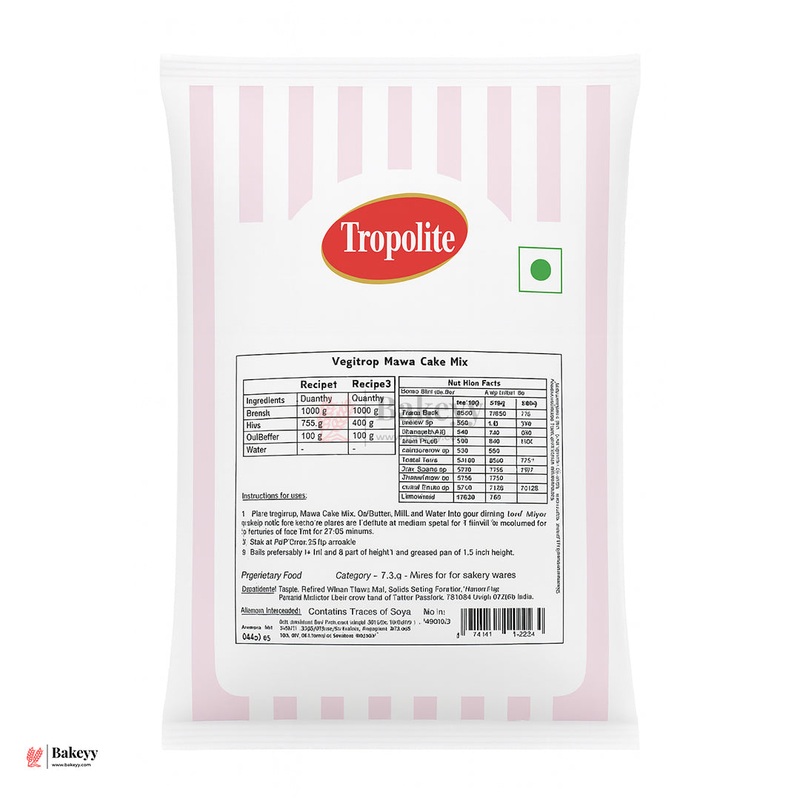 Tropolite Vegitrop Mawa Cake Mix  1kg Pack