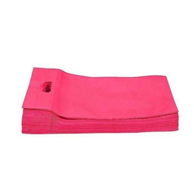 13x19 Inch  Cloth Carry Bag, Handle Bag,Pink Colour | Pack of 10