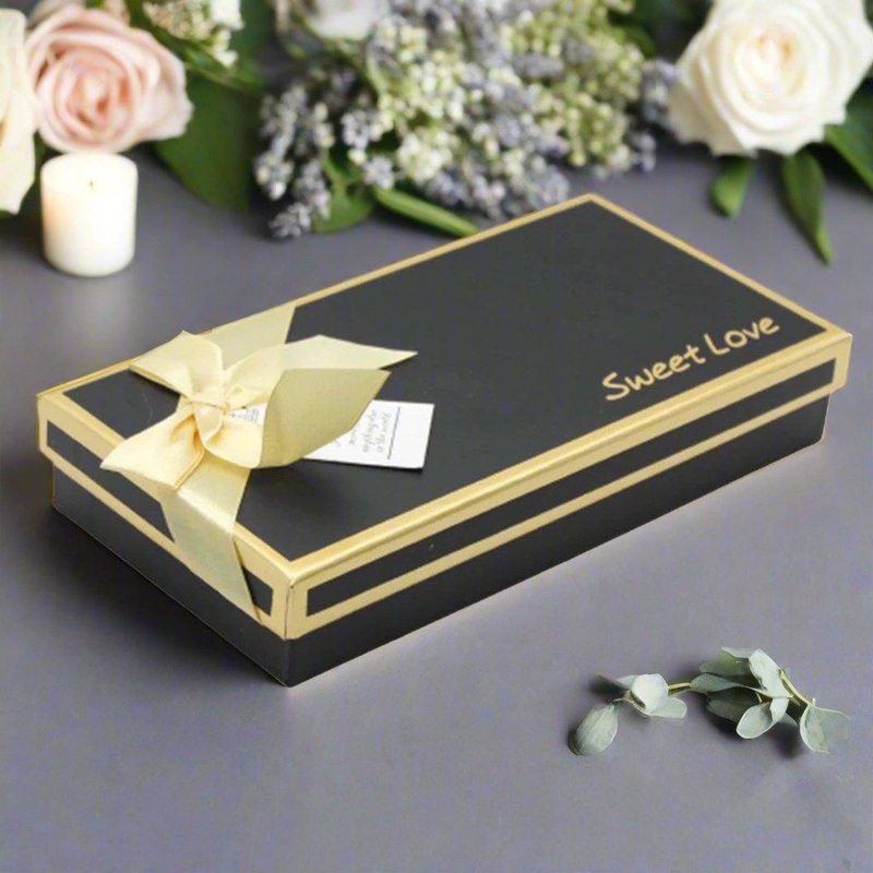 18 Cavity Hard Chocolate Box | Black Colour