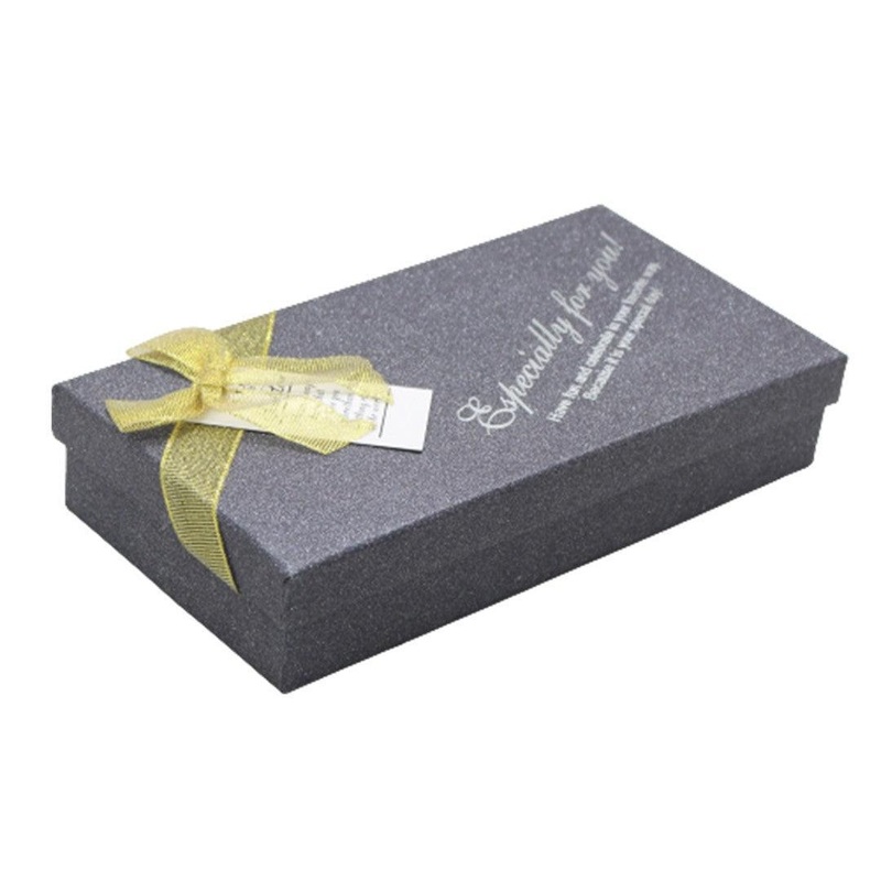 18 Cavity Hard Chocolate Box | Black Glitter