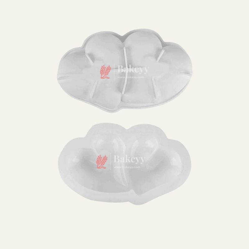 2 Cavity Silicon 3D Diamond Heart Entremet Cake Mould Mousse Mould