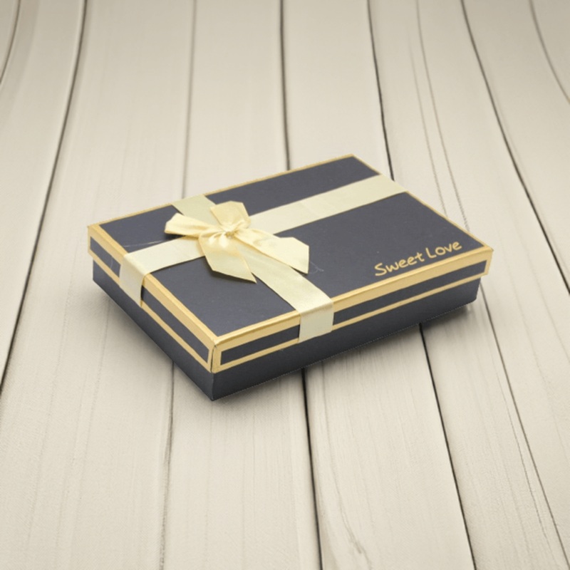 24 Cavity Hard Chocolate Box | Black Colour