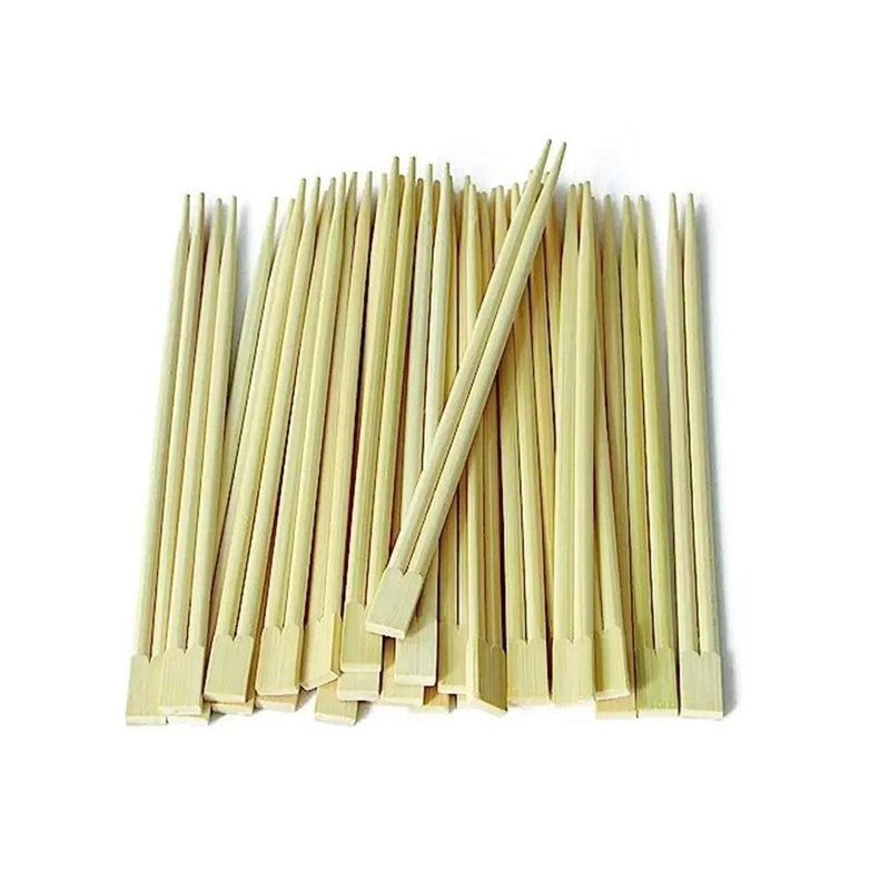 8 Inch Wooden Chopsticks | Solid Brown | Chinese Chopsticks for Dinning Hotel | Pack Of 10