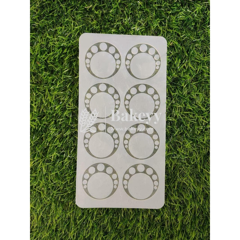 8 Ring Cavity Design Pattern Garnishing Sheet