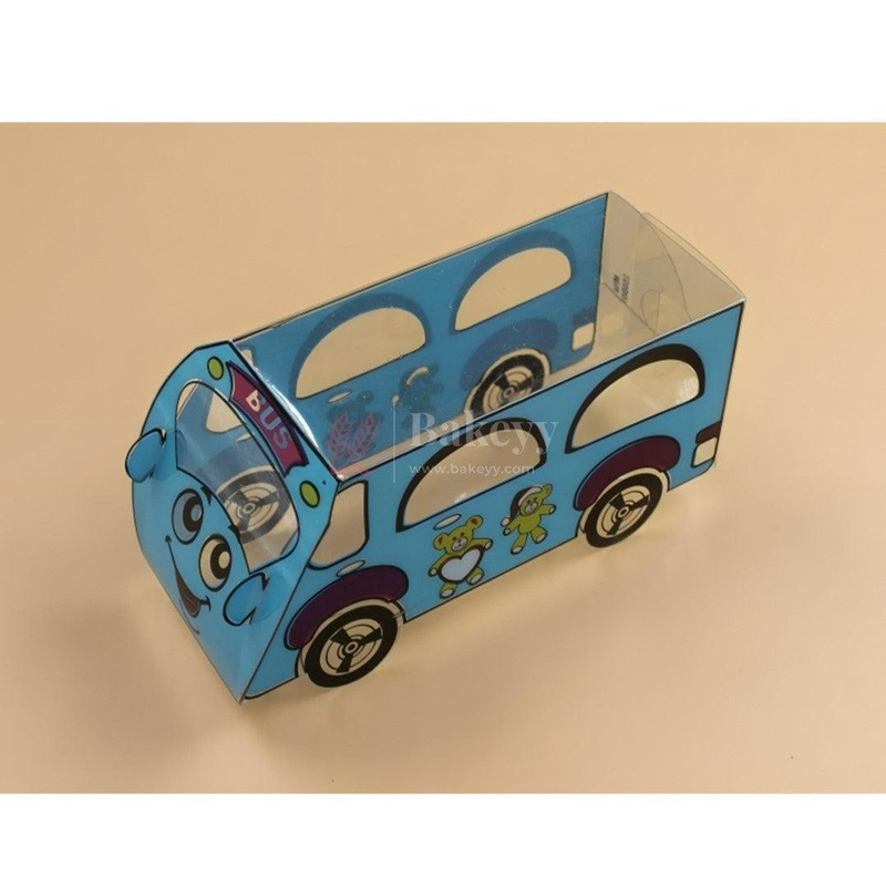 Bus PVC Chocolate Box | Gift Box | Goodie Box | Mita - 250B01 | Blue