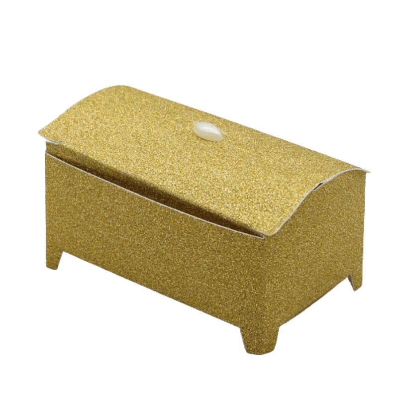 Gift Box | Pack Of 10 | Chocolate Packing Box | Return Gift Box | Gold Colour Small