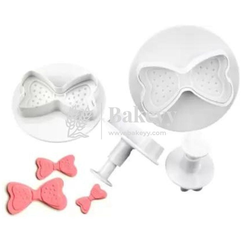 Plunger Cutters,Bow  | Plastic Cutter | 4 Pcs |
