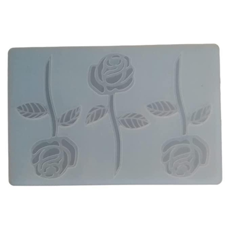 Rose flower Silicon Chocolate Garnish Sheet