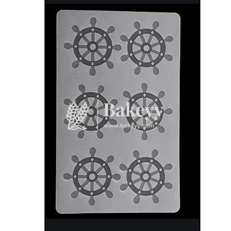 Silicone Chocolate Garnishing Sheet Wheel Mould