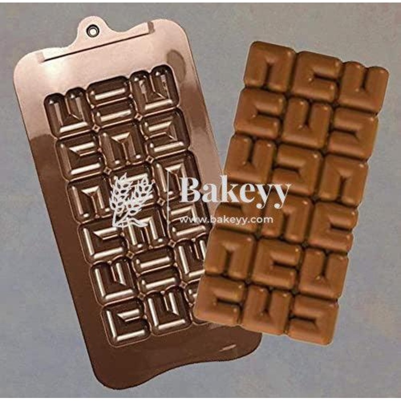 Silicone Designer Chocolate Bar Mould