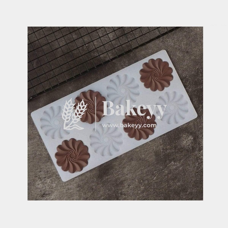Silicone Ruffled Flower Garnishing Mould