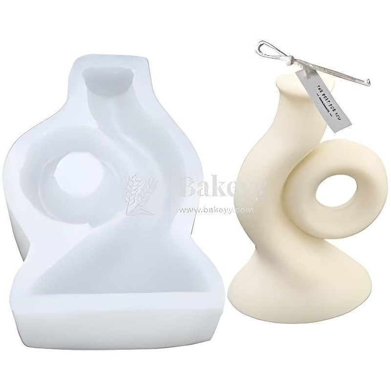 Vase Candle Silicone Mould | Cake Mould Fondant Decorating Cake