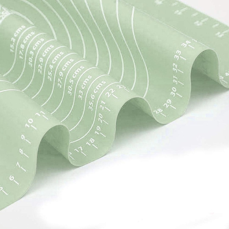 50x70 cm Grey Silicone Baking Mat Non-Stick Fondant Rolling Mat Silicone Kneading