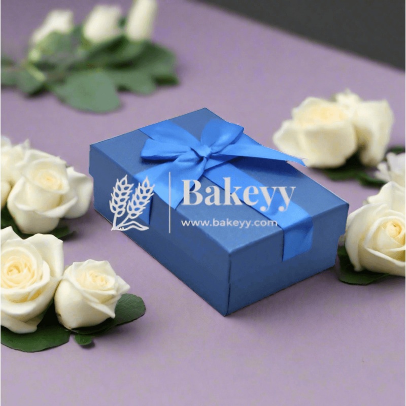 6 Cavity Hard Chocolate Box | Blue Colour