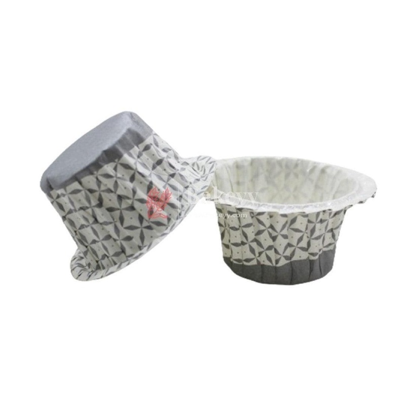 Bake and Serve Round Mould  | Paper Baking Mould | Muffin Cup | Pack of 100