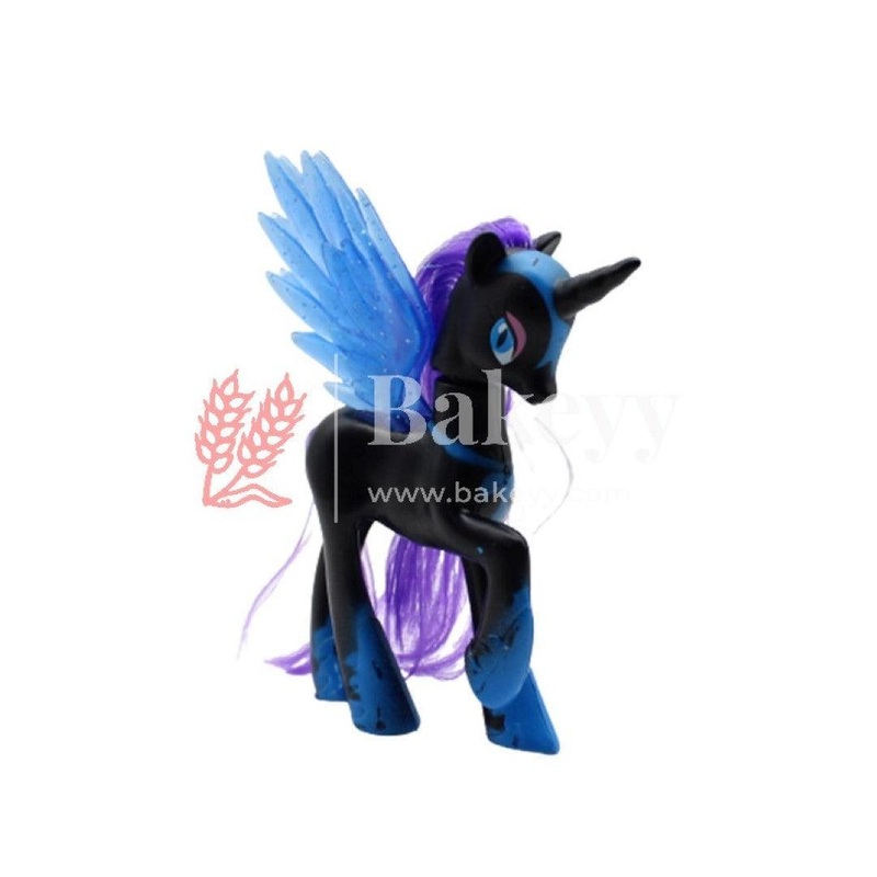 Black Unicorn Cake Topper Decoration For Birthday Party Baby Shower Wedding | Doll Cake Topper