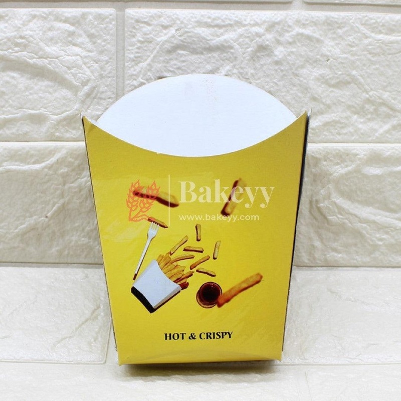 Disposable French Fries Paper Box | Pack of 30