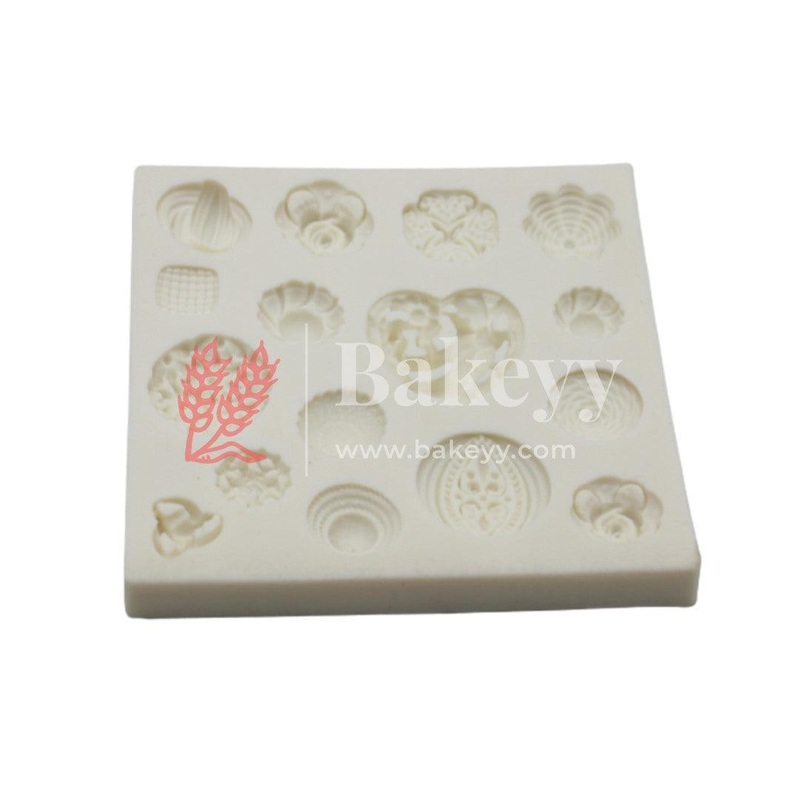 Heart & Flowers Fondant Mould | Marzipan Mould