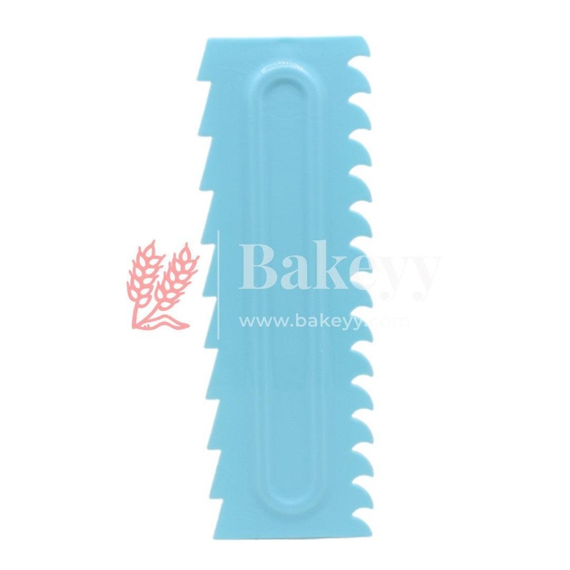 Large Zigzag Cake Scraper  Deep, spaced-out zigzags for dramatic designs| 1 Piece