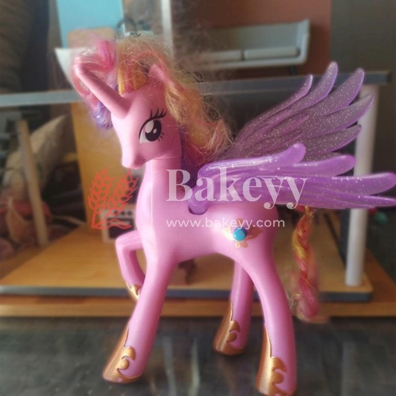 Pink Unicorn Cake Topper Decoration For Birthday Party Baby Shower Wedding | Doll Cake Topper