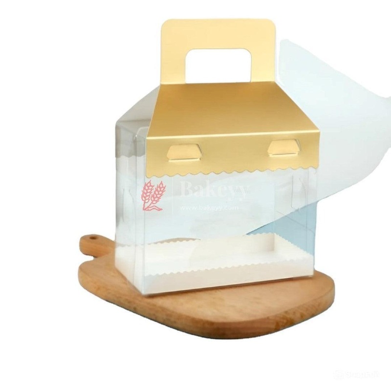 PVC 2 Cavity Cupcake Box |  Multi Color | Pack of 10